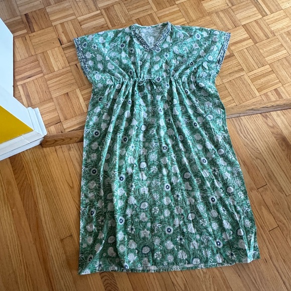 NWOT Handmade Cotton Caftan (Free Size (S-XXL)) - Picture 4 of 7